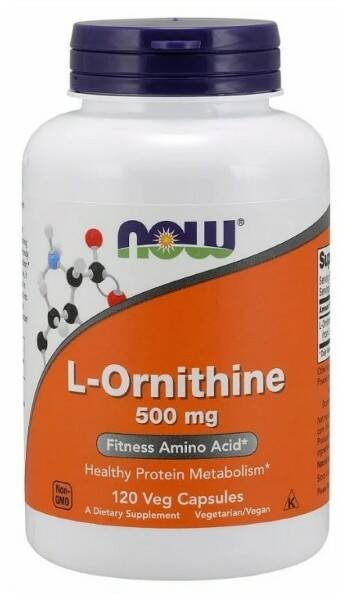NOW L-Ornithine 500 mg, 120 капс.